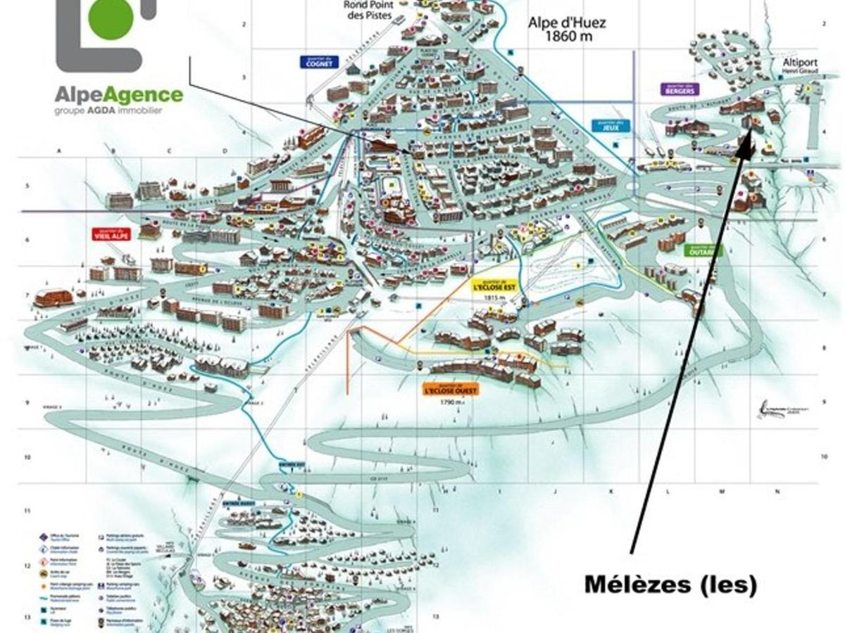 Studio 5 Pers. Lumineux A 100M Des Pistes Avec Balcon, Casier A Skis Et Animaux Acceptes - Fr-1-405-51 Alpe d'Huez Buitenkant foto